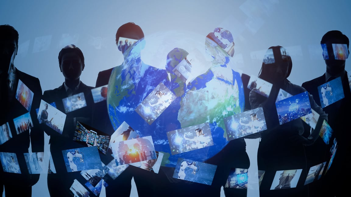 Global communication network concept. Worldwide business. Sustainable development goals. SDGs.