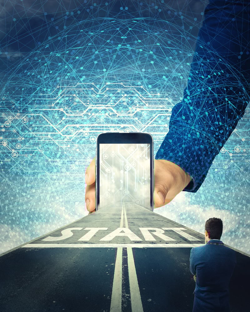 entrance to digital world
