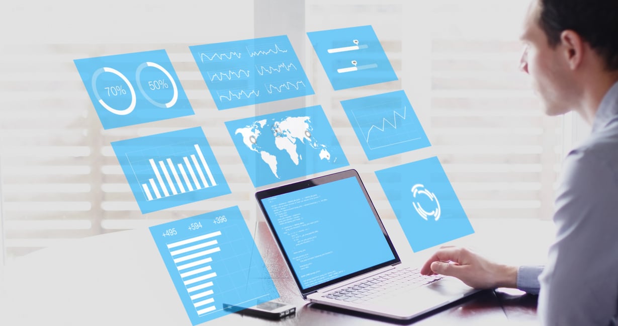 Businessman Checking Key Performance Indicators