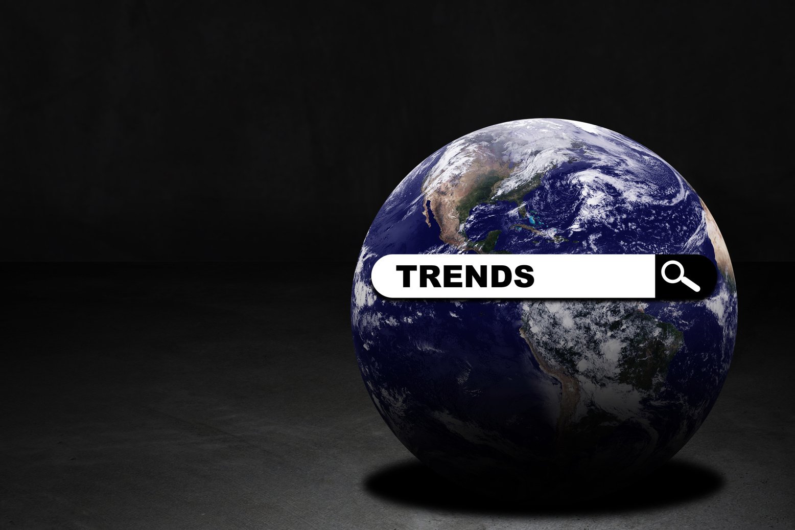 World Trends Concept Background