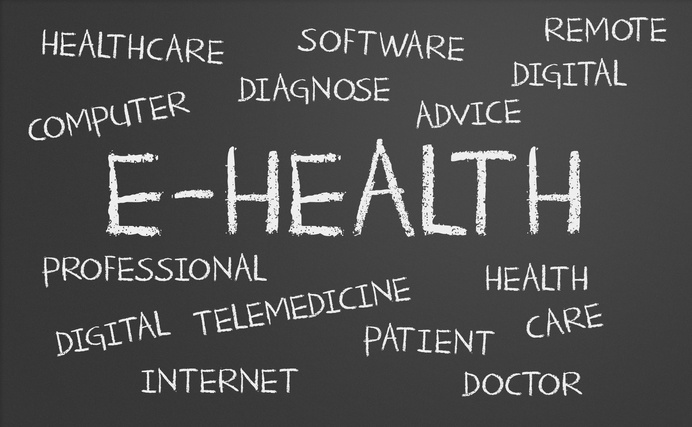 E-health word cloud