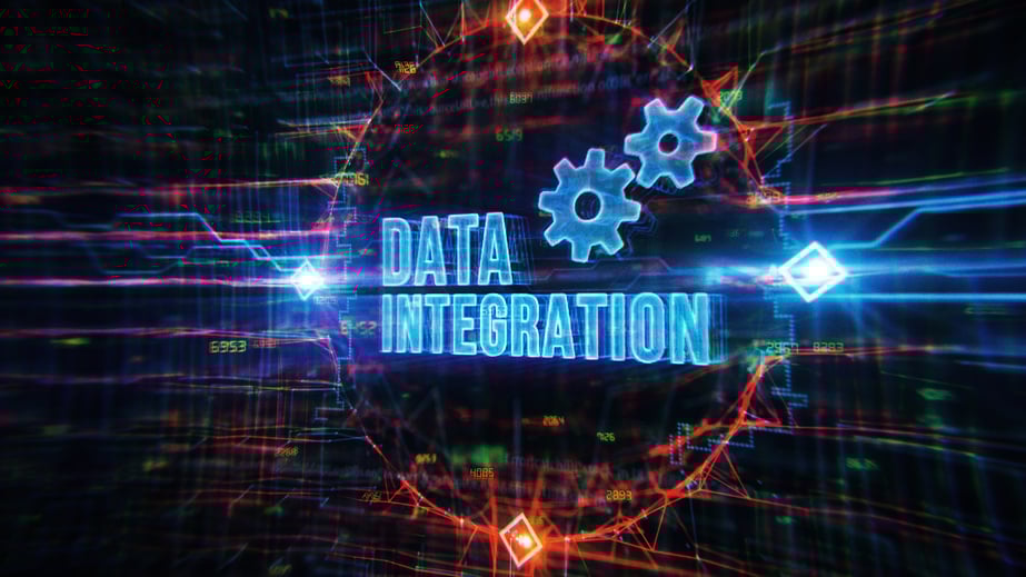 Data Integration Digital Background