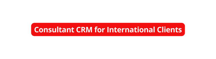 Consultant CRM for International Clients